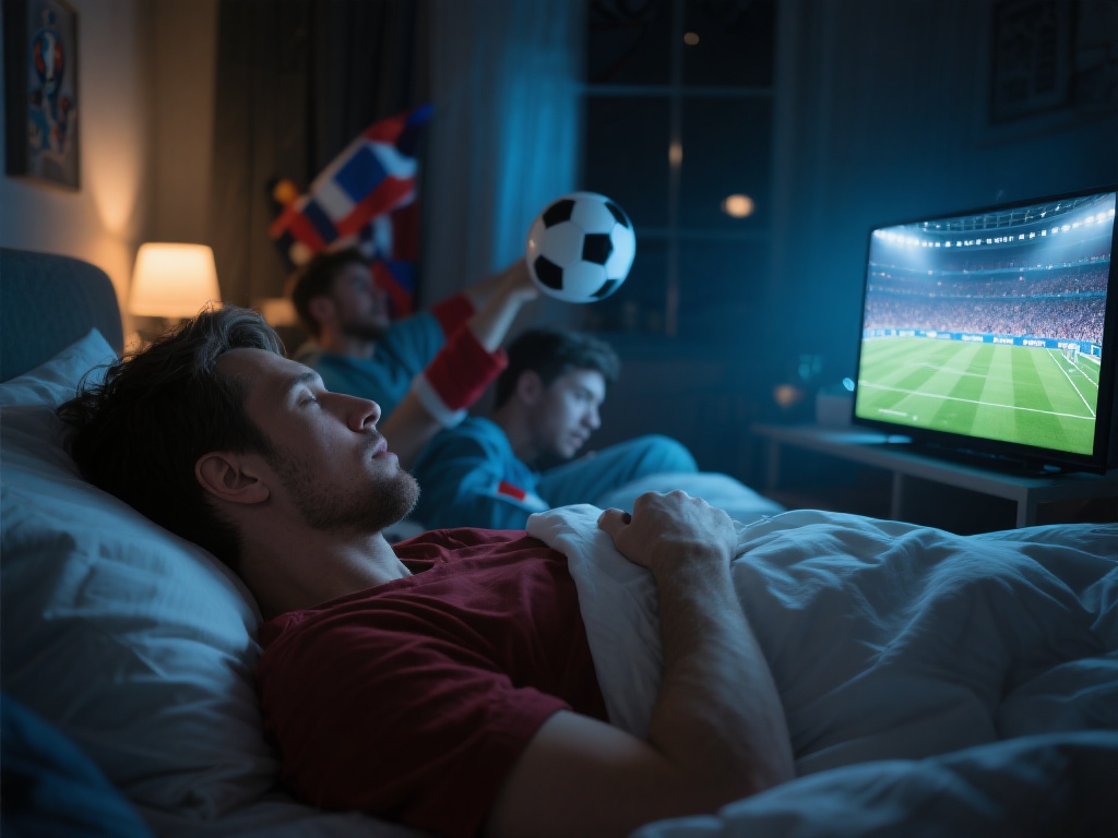 随着欧洲杯的到来，球迷们纷纷锁定屏幕，熬