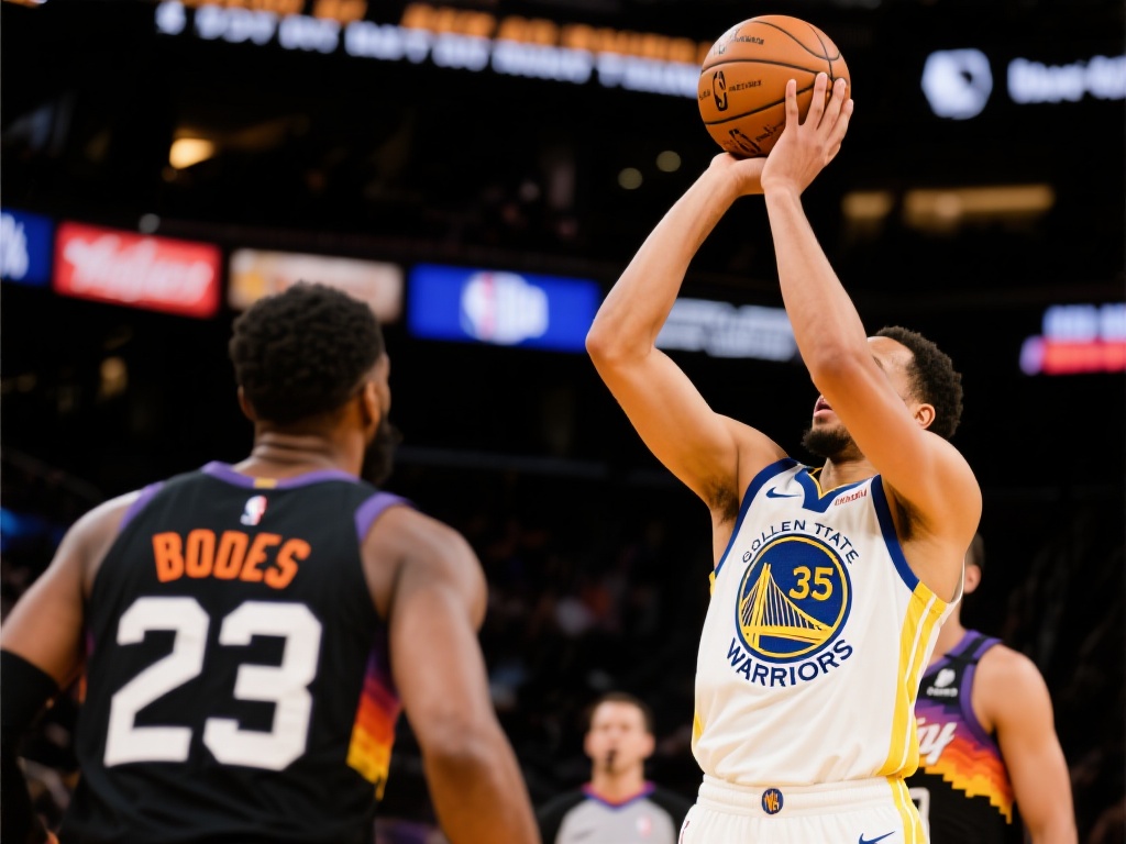 勇士与太阳必将交锋,NBA季后赛热度攀升 勇士的三分球命中率:勇士以三分能力称霸联